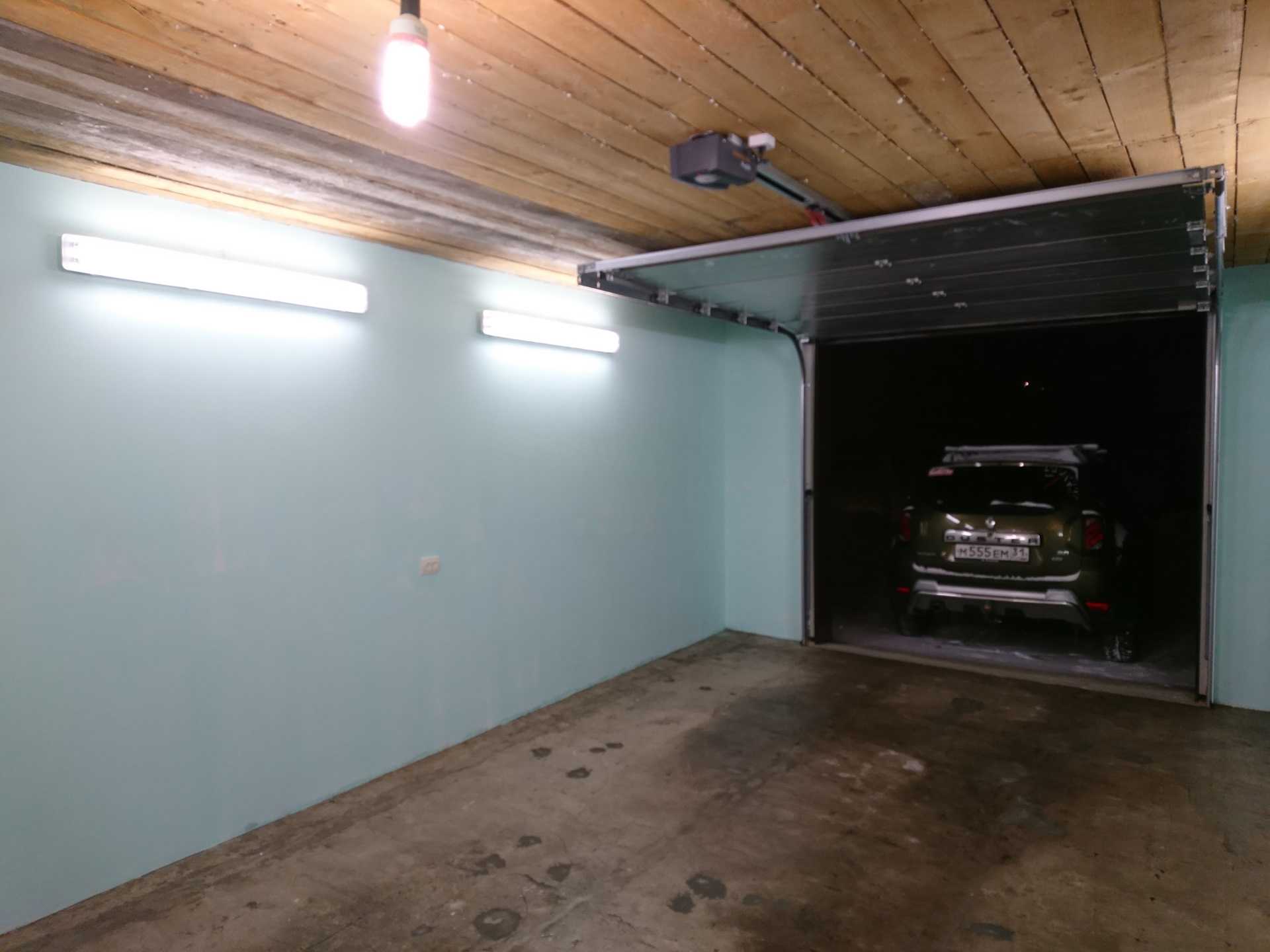 Освещение в гараже: нормы, светильники, работы