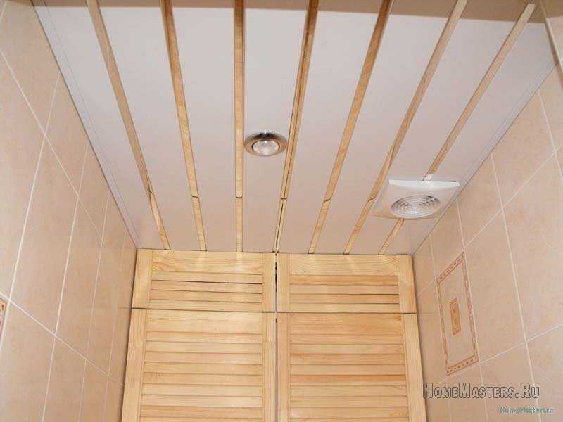 Потолок в туалете: как сделать потолок в санузле, варианты из пластиковых панелей, гипсокартона, натяжной, реечный, подвесной, из пвх, какой выбрать