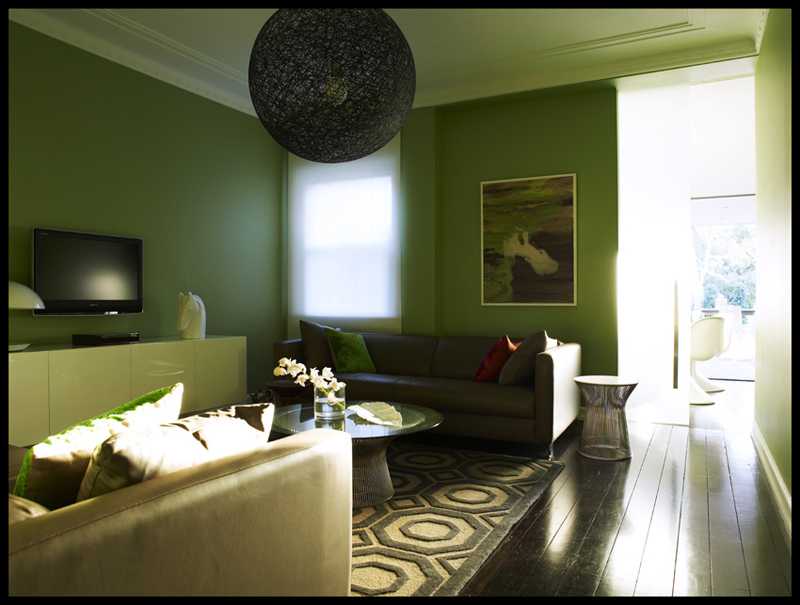 Зеленый диван в интерьере гостиной  фото интересных и смелых идей дизайна Особенности выбора цвета и интересные оттенки изумрудный, салатовый и другие Оформление под различный стиль, фотографии интересных примеров и идей