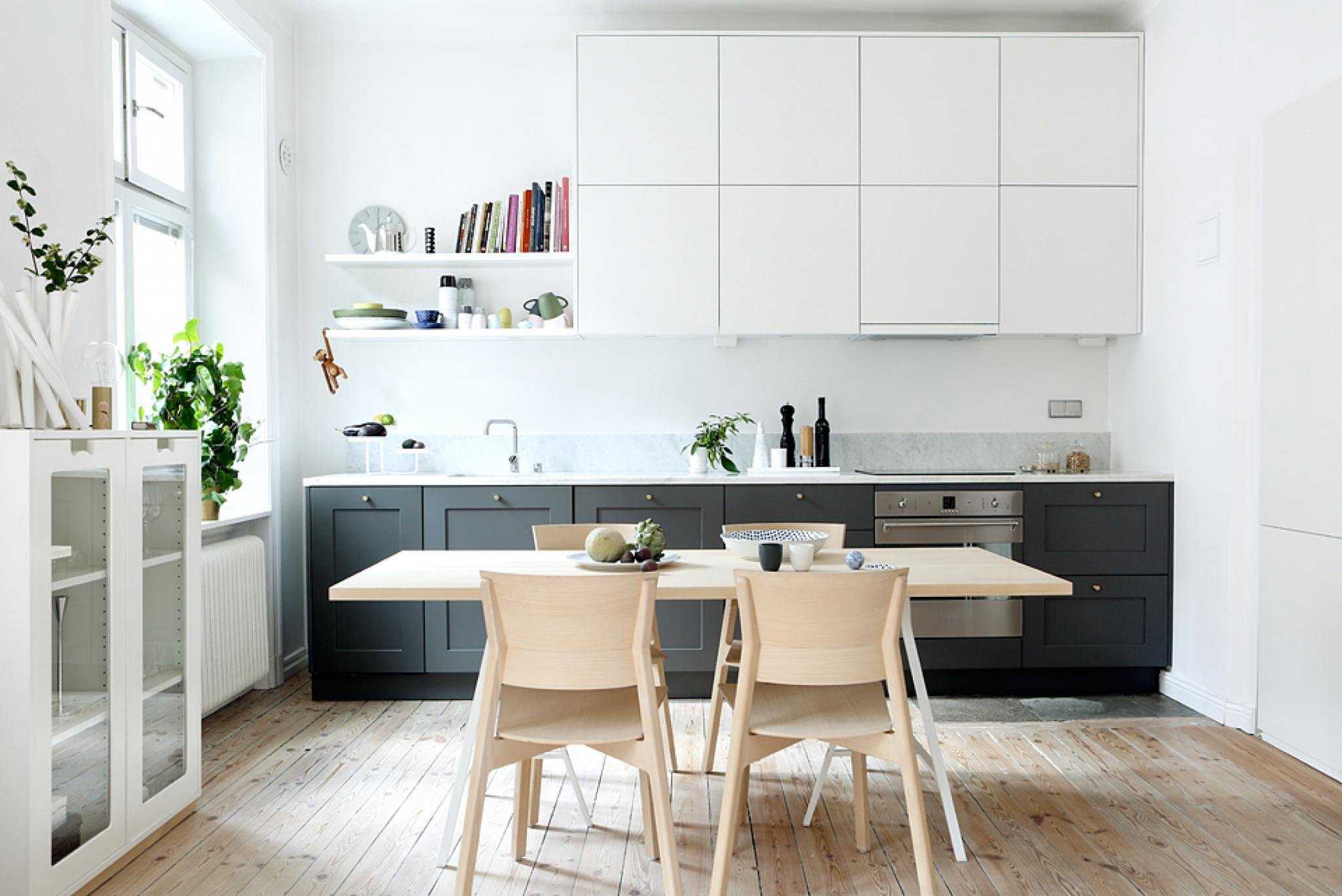 Кухня в скандинавском стиле: дизайн, отделка и аксессуары в 2021-2022 (50 фото) | современные и модные кухни