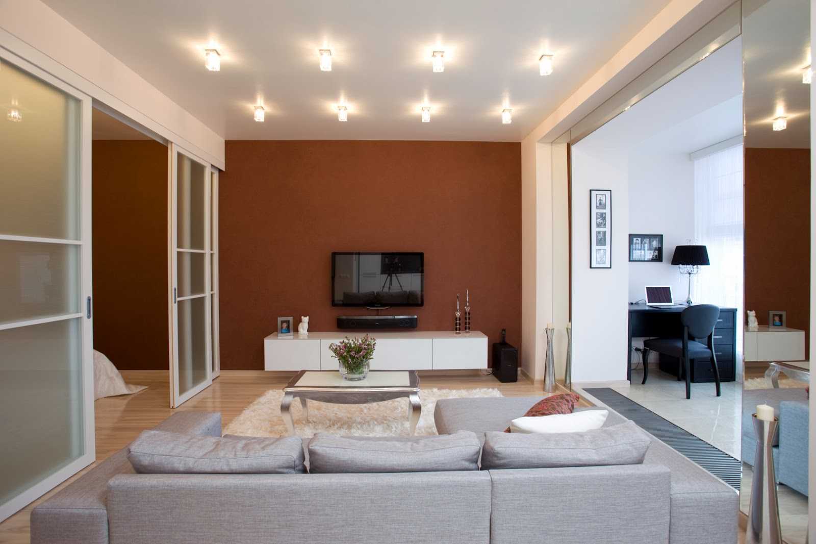 Дизайн интерьера однокомнатной квартиры, фото. как оформить красиво