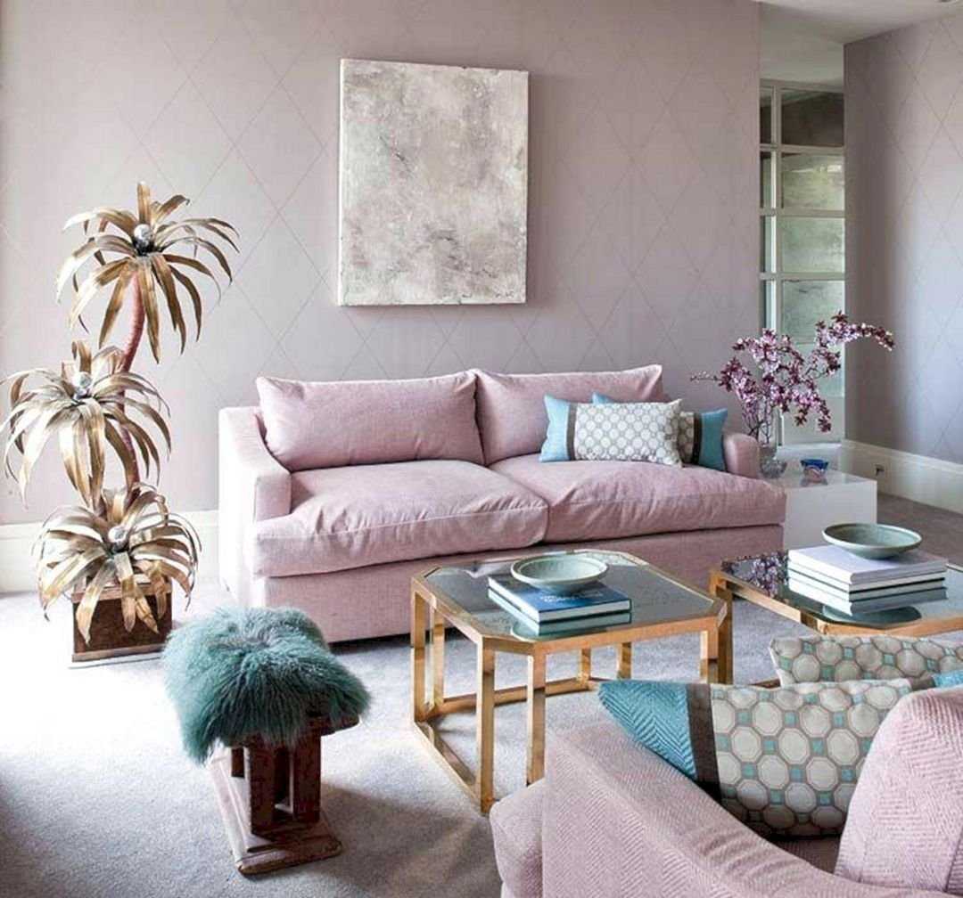 Розовый интерьер комнаты: сочетание, выбор стиля, отделки, мебели, штор и декора