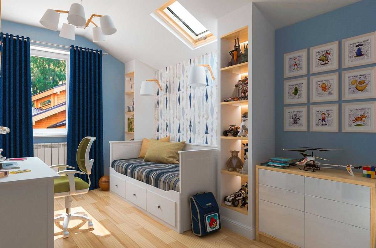 Детская комната для школьника в современном стиле 2021: как оформить .
