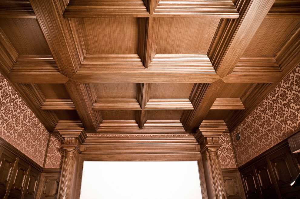 Кессонные потолки из дерева: идеи дизайна и советы по установке