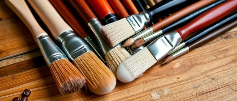 Виды и назначение малярных кистей