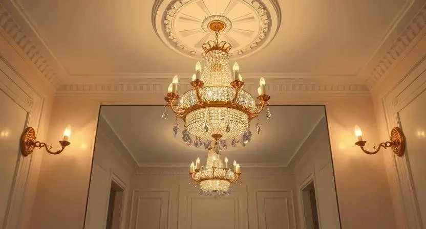 Неоклассика в интерьере ванной комнаты