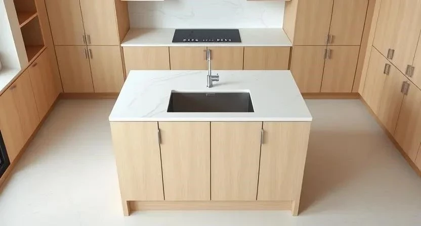 Остров без барной стойки для маленькой кухни