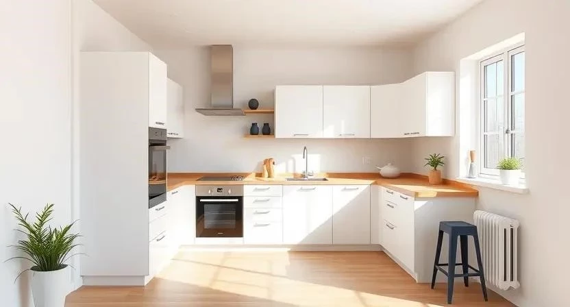 Дизайн и ремонт маленькой кухни