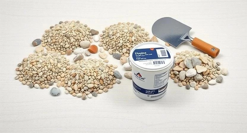 Укладка пола из морской гальки в ванной своими руками