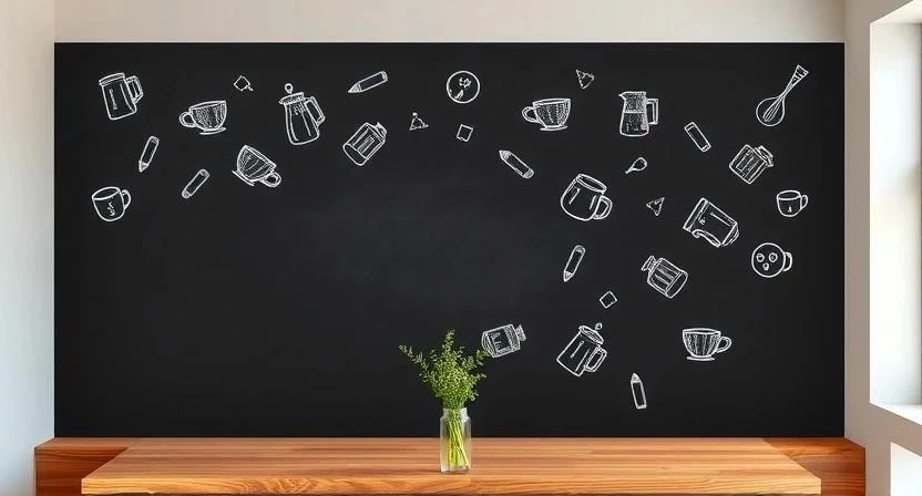 Грифельные стены в интерьере
