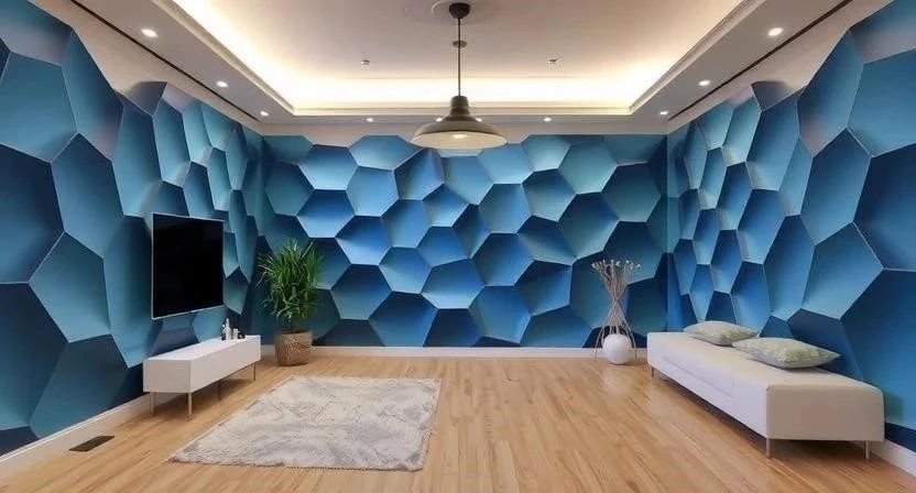 Как визуально увеличить комнату с помощью 3D фотообоев