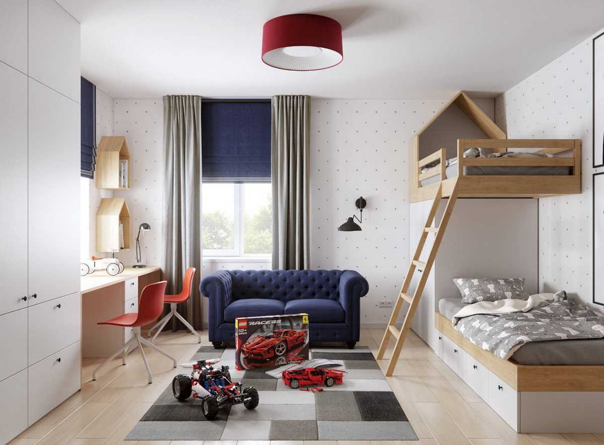 Ремонт детской комнаты 2021. 100 фото готовых интерьеров, выполненных профи