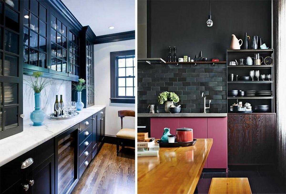 Черно-белая кухня: 50+ реальных фото, стили, третий цвет, советы по оформлению