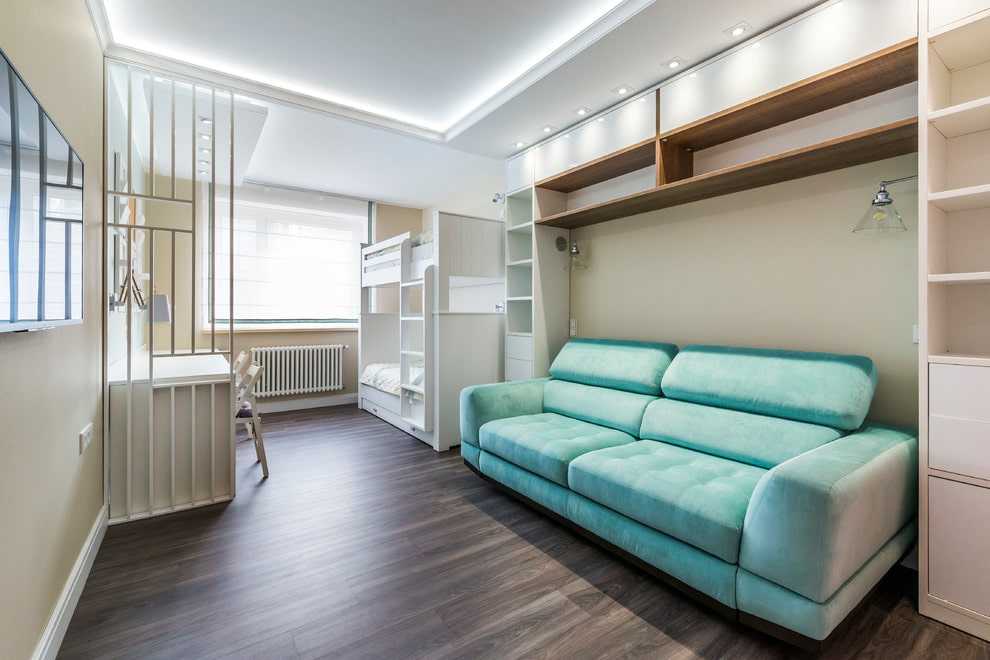 Дизайн комнаты, спальни-гостиной на 15 квадратных метров
 - 39 фото