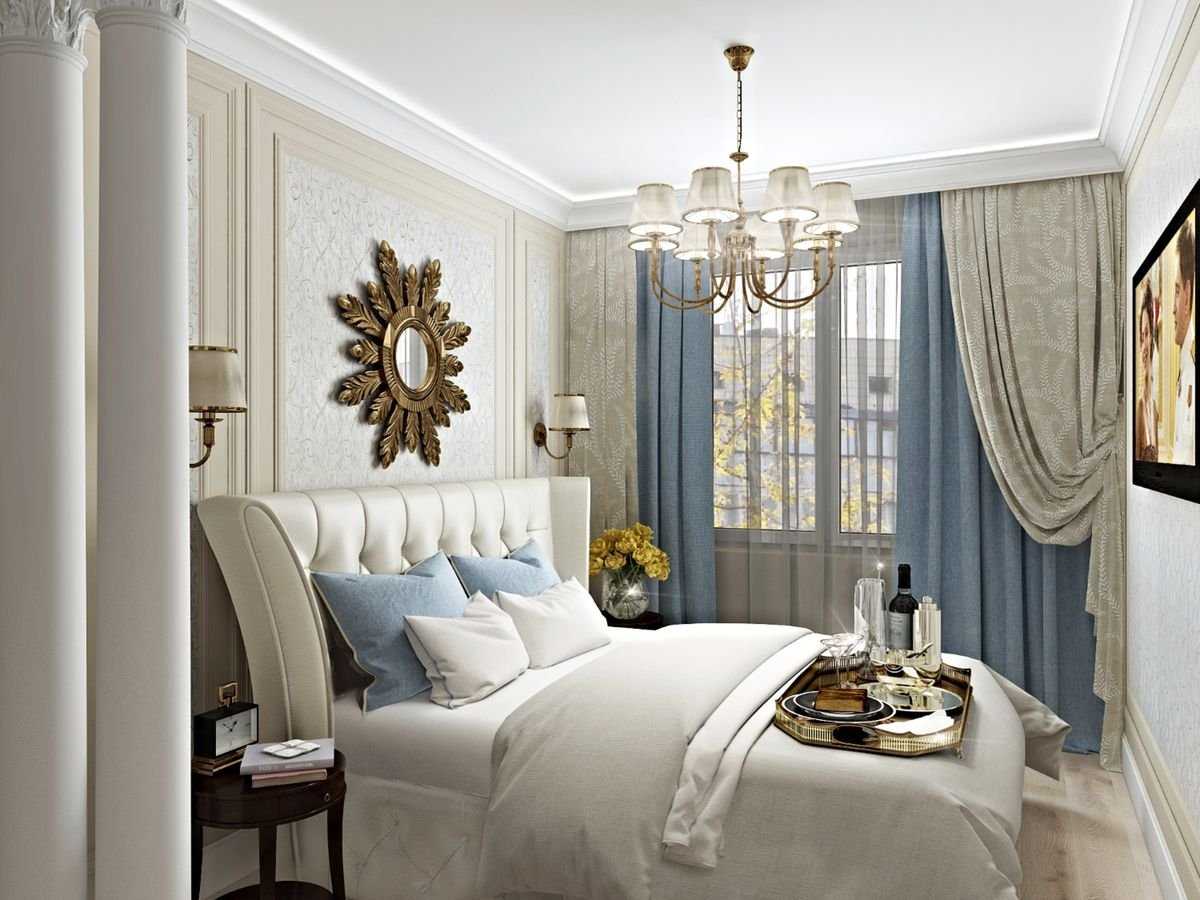 Дизайн окна в спальне: фото красивых штор с оригинальным дизайном в интерьере спальни