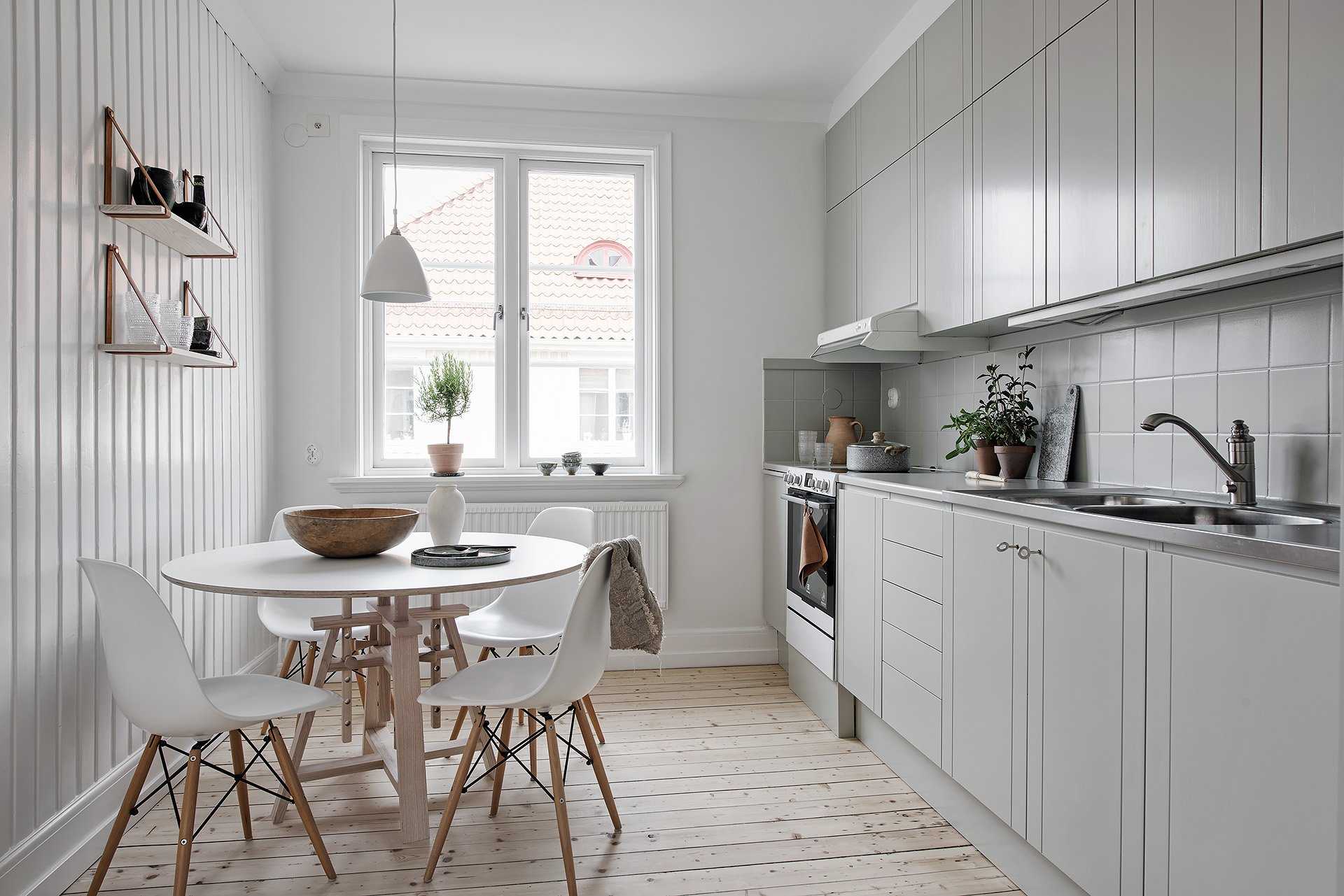 Кухня в скандинавском стиле в интерьере: 190+ фото, оформление