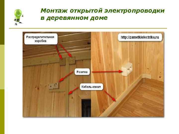 Монтаж электропроводки в деревянном доме своими руками — пошаговая инструкция