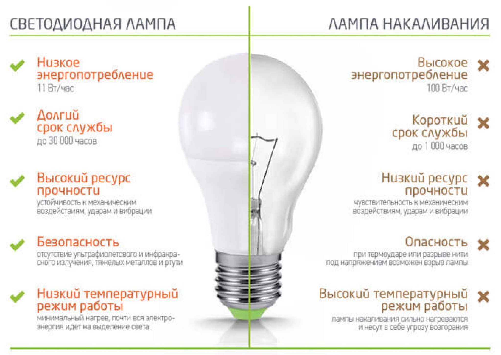 Экономные лампочки для освещения квартиры: виды и советы по выбору