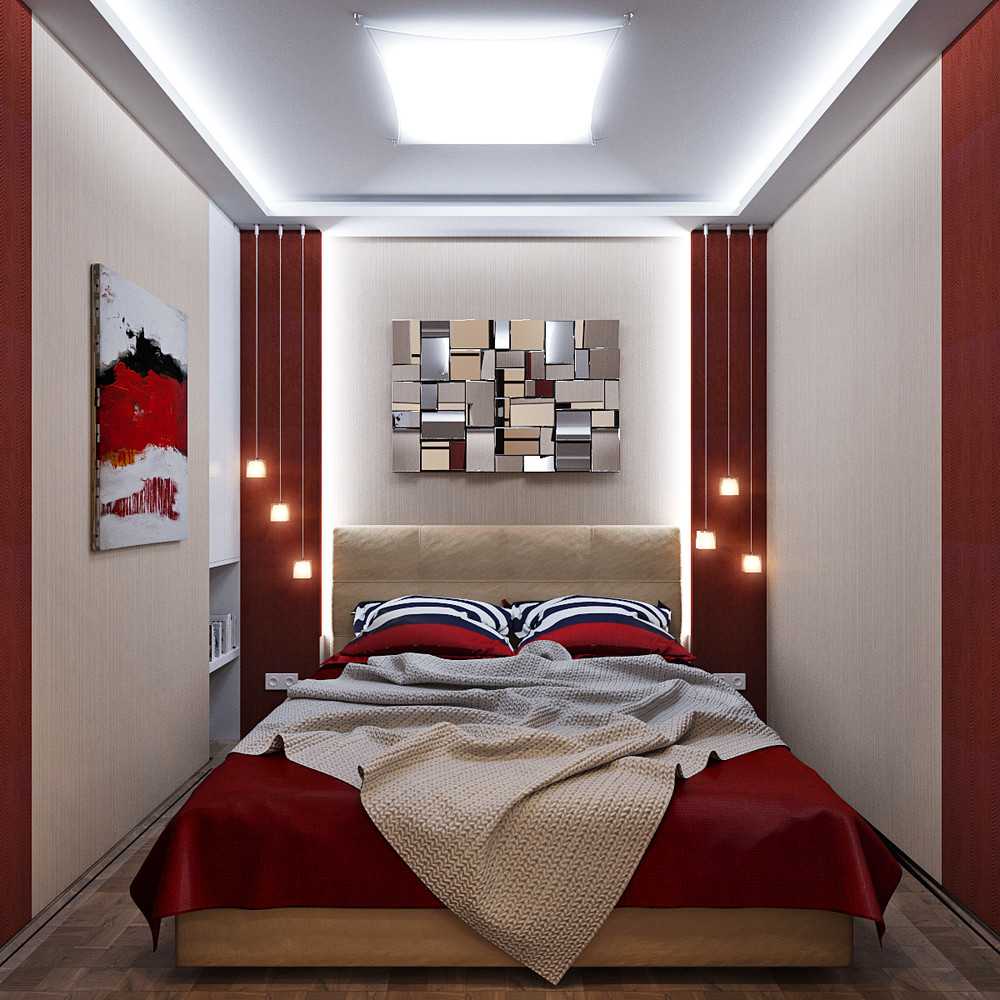Спальня 7 кв м дизайн интерьера Вариации стилей минимализм, классический, современный и хайтек Как максимально практично расставить мебель в маленькой комнате