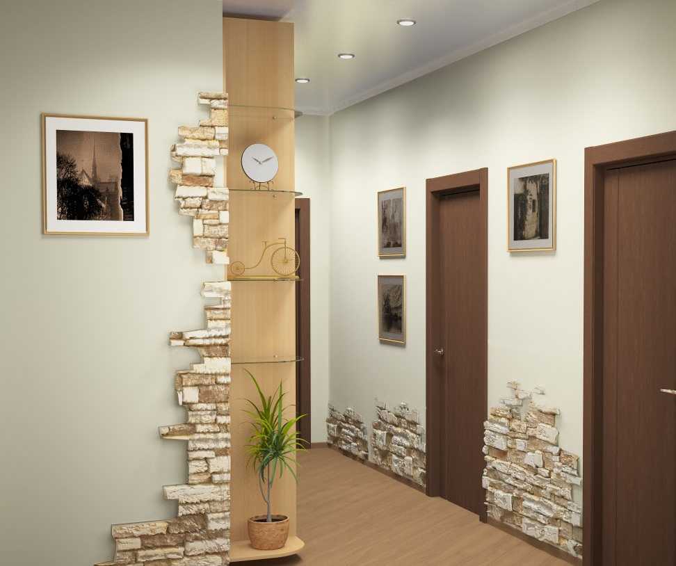 Отделка стен камнем: выбор материала и варианты оформления интерьера (60 фото)
