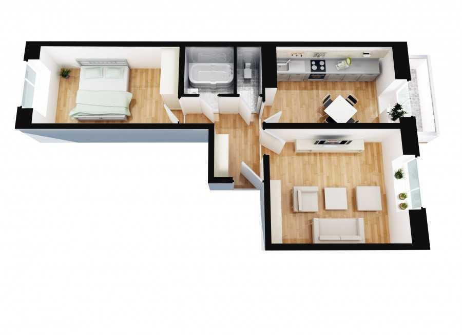 (+70 фото) схемы и фото планировок 2х комнатных квартир удачные решения
