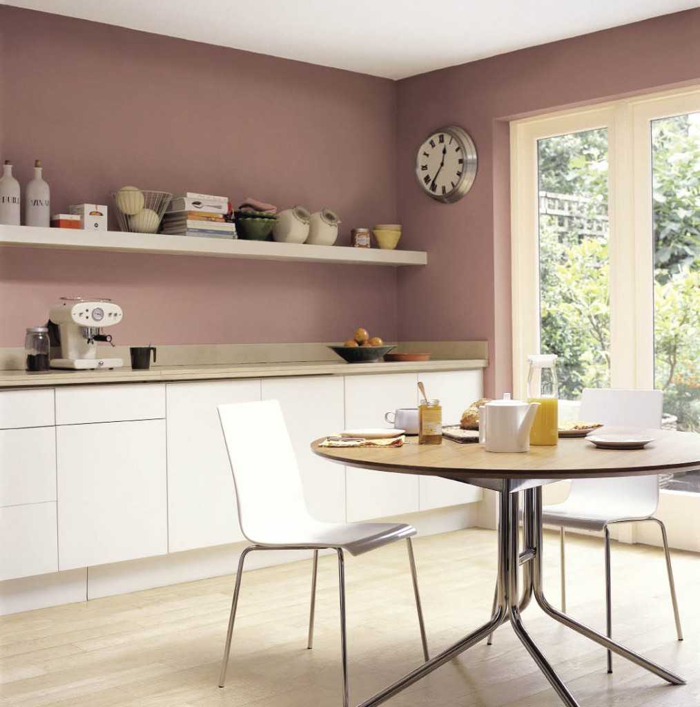 Цвет стен на кухне  правила выбора и рекомендации, основные правила сочетания Как правильно подобрать расцветку для большой и маленькой кухни, цветовые решения визуально меняющие размеры помещения Идеи для интерьера с фото