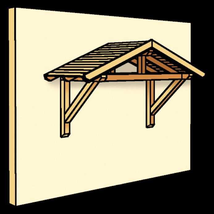 Козырек над крыльцом из дерева: 5 советов по выбору конструкции и изготовлению