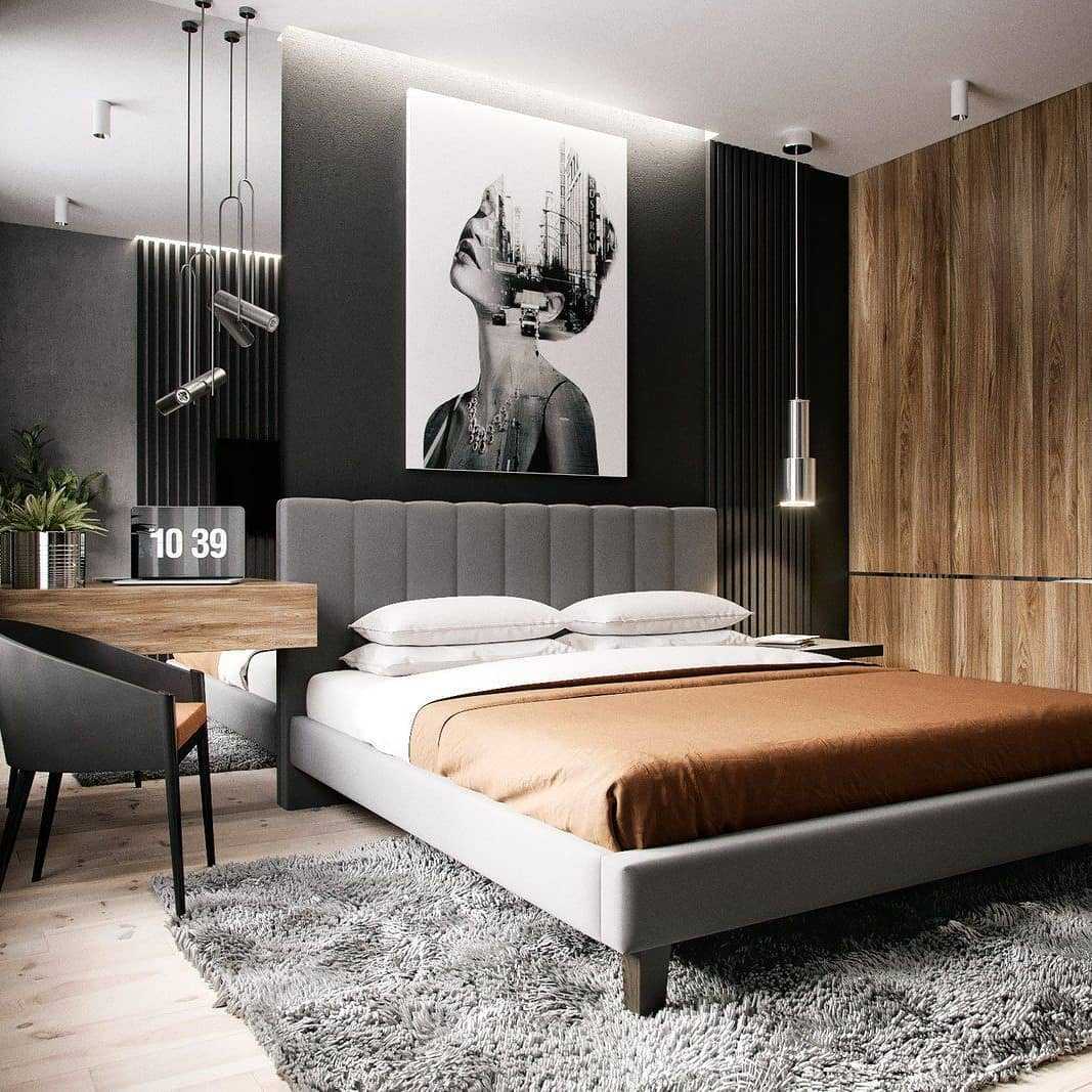 Дизайн спальни 2021 | топ-5 модных трендов (95 фото)
