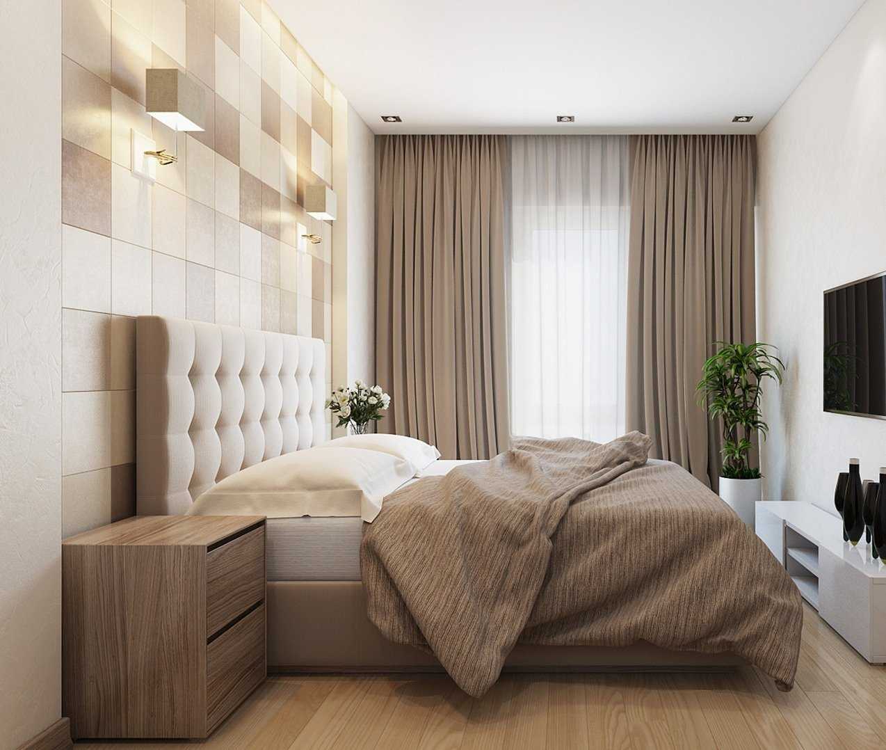 Квадратная спальня - 100 фото лучших идей дизайна, планировки и зонирования спальни