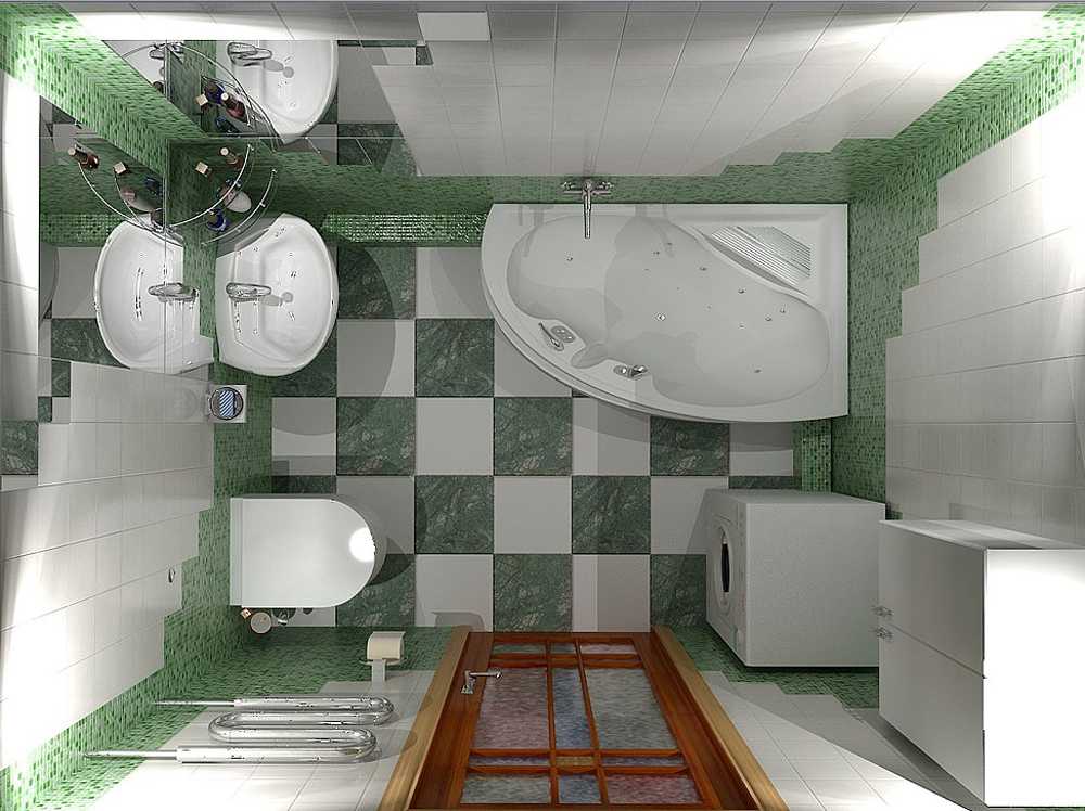 Современный дизайн ванной комнаты площадью 4 кв м фото совмещенного санузла и рекомендаци по отделки стен, пола и потолка