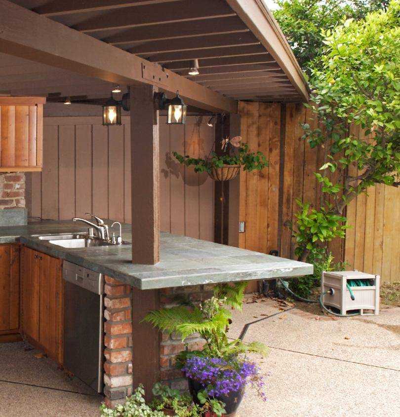 Летняя кухня на даче: лучшие варианты проектов
