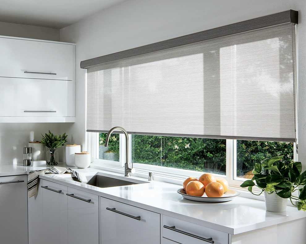 Рулонные шторы на кухню: какие лучше выбрать на пластиковые окна, фото в 2021
