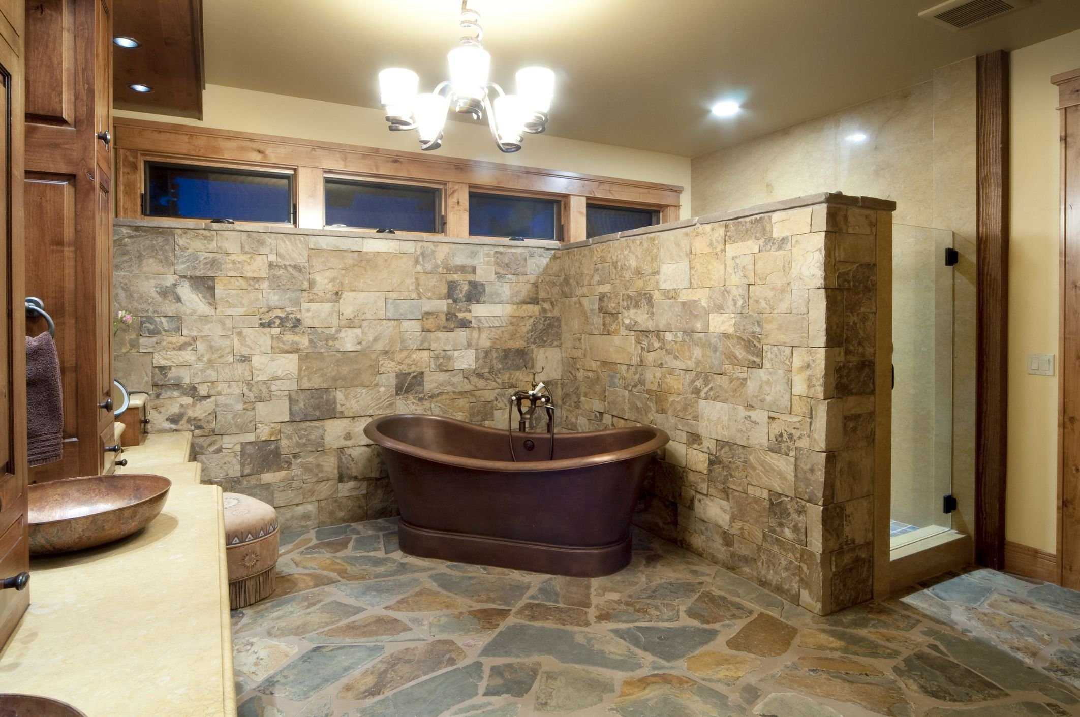 Каменный пол в ванной: чем хорош и из каких камней лучше сделать