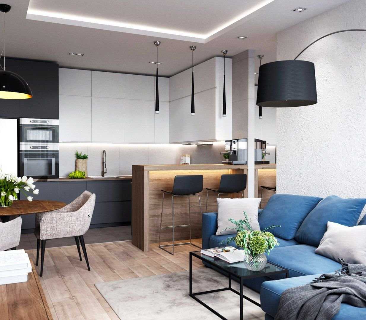 Гостиная в стиле хай тек – лучший дизайн современных квартир на 78 фото