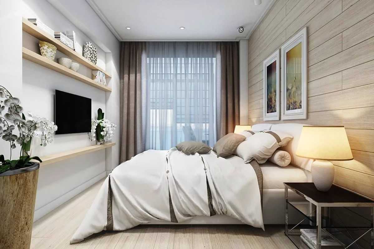 Как в интерьере спальни 13 кв м отражаются революционные идеи дизайна