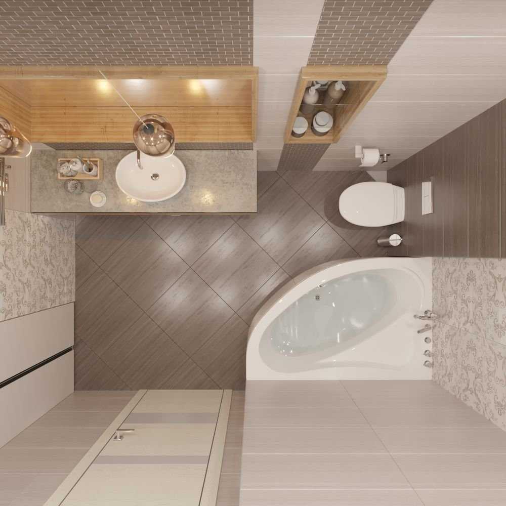 Дизайн ванной, совмнной с туалетом (200 фото): интерьер комнаты и .