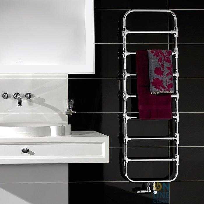 Полотенцесушитель в ванной: варианты интерьера с фото