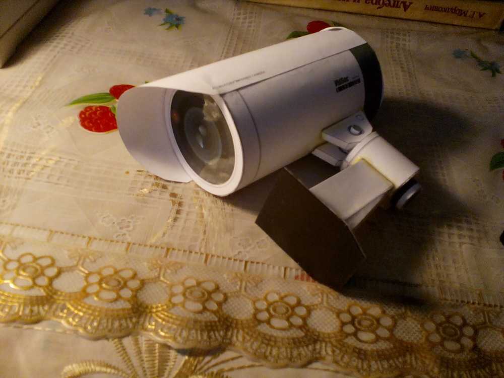 Как своими руками сделать муляж камеры видеонаблюдения