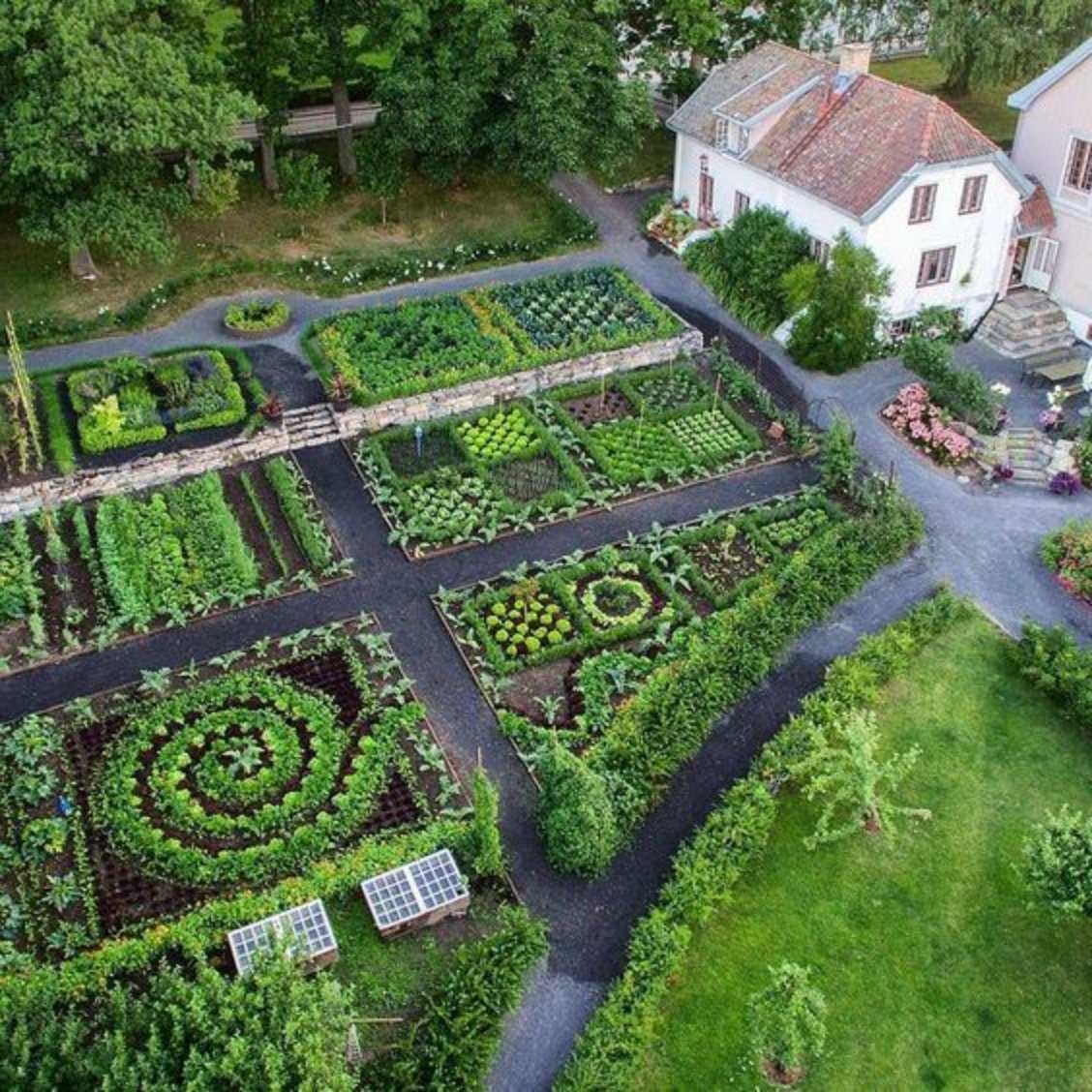Особенности планировки сада и огорода азы проектирования участка и выбор стиля ландшафтного дизайна Схемы посадок и фото готовых решений
