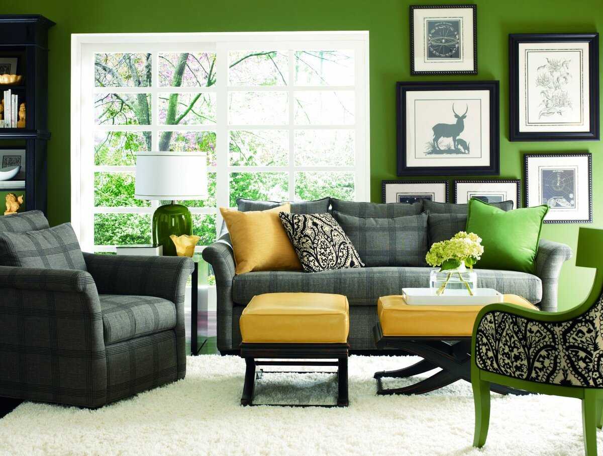 Зеленый цвет стен - 95 фото самых красивых вариантов применения зеленого