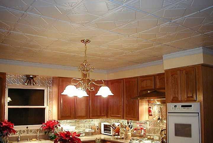 Какой потолок лучше сделать на кухне? материалы для отделки потолка на кухне :: syl.ru