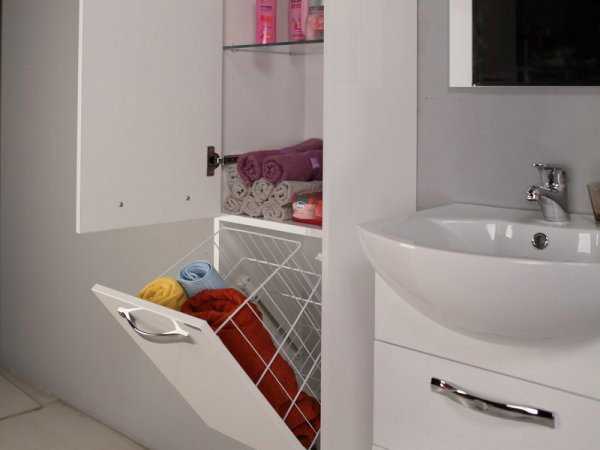 Напольный шкаф в ванную комнату: модели и устройство | фото