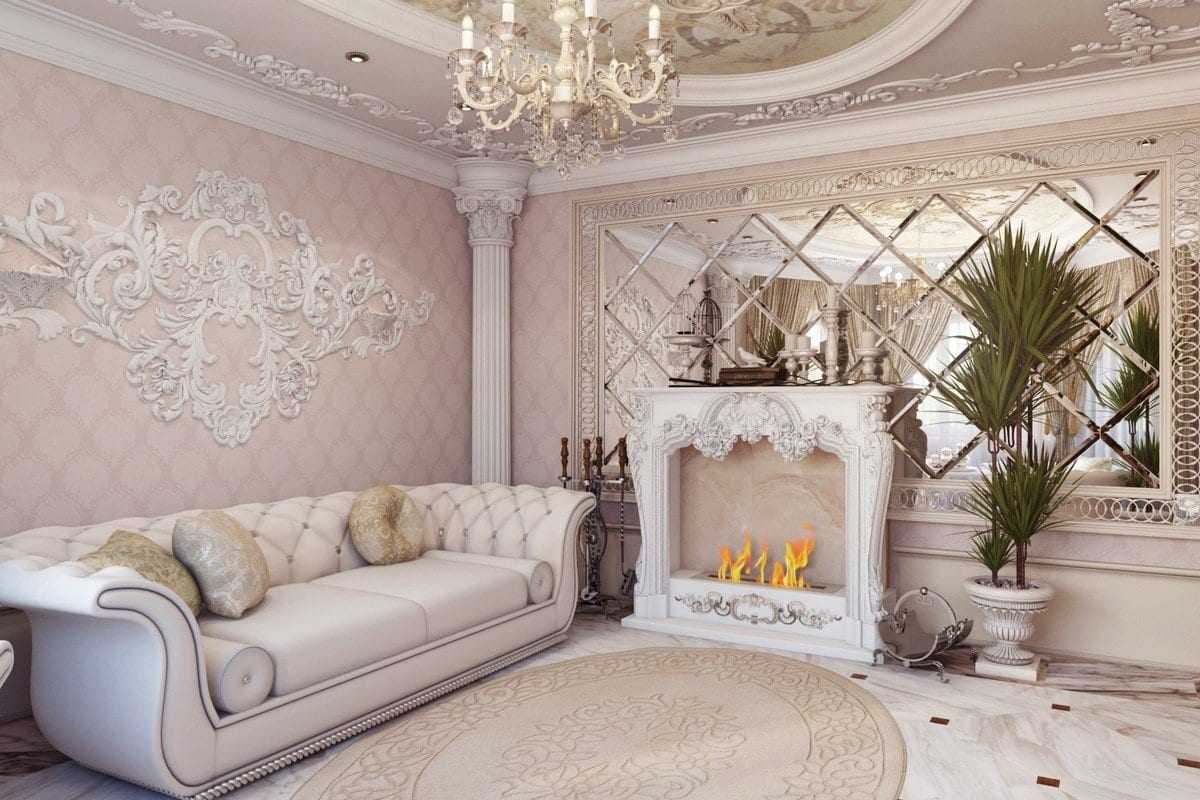 Гостиная в стиле барокко: топ-100 фото эксклюзивного дизайна со вкусом!