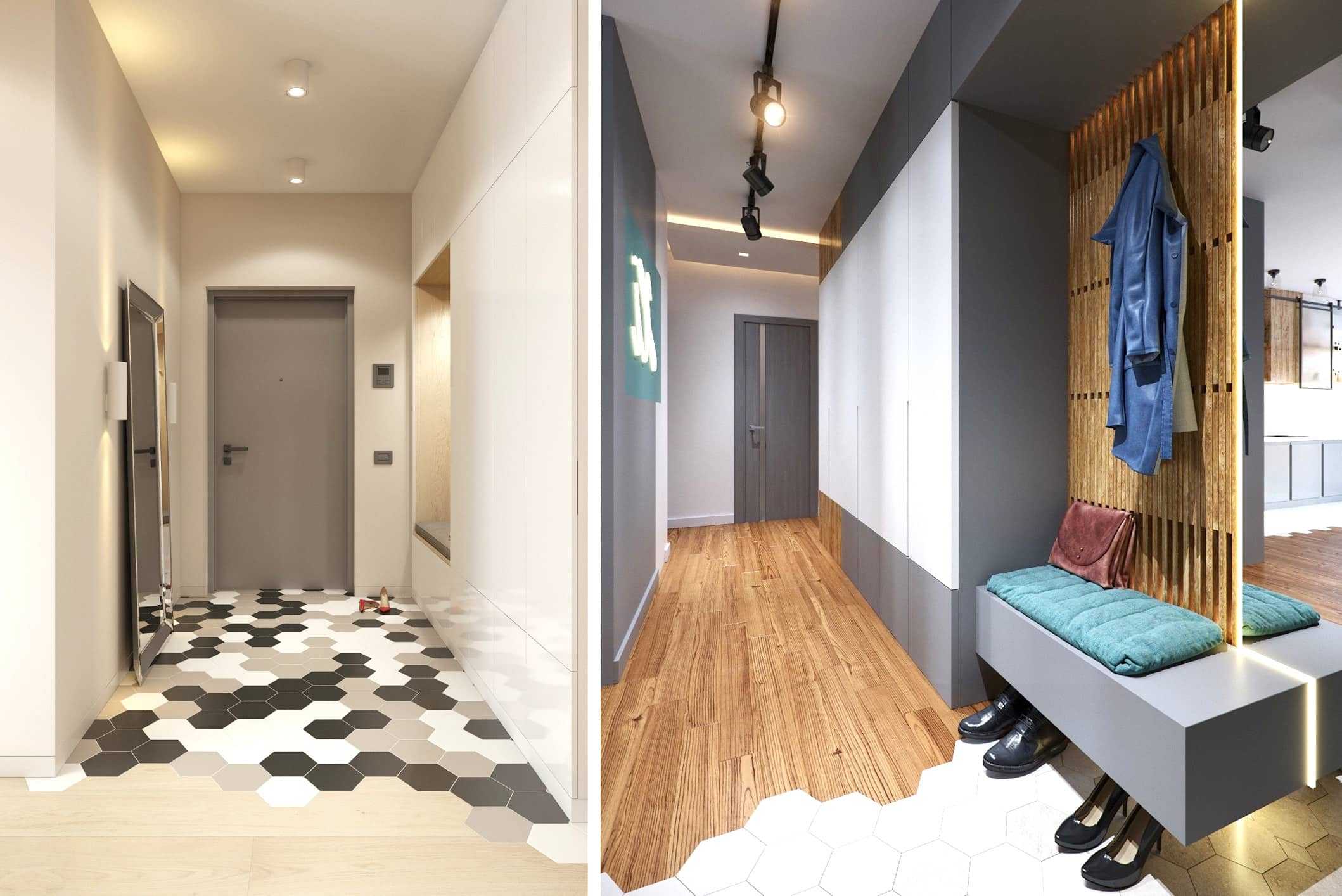 Дизайн узкой прихожей в квартире 2021: в современном стиле, интересные идеи, реальные фото интерьера
