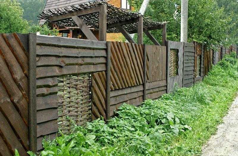 Забор из горбыля своими руками (+фото) | стройсоветы