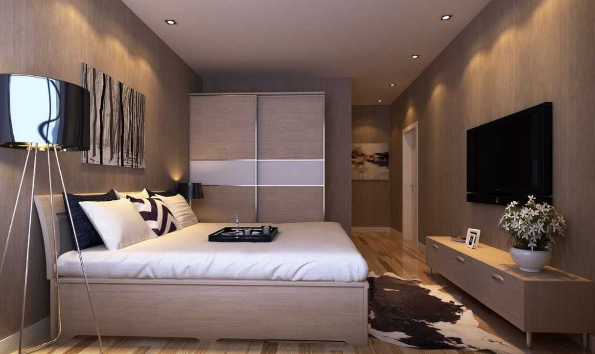 Спальня 6 кв м преимущества небольших комнат Вариации стилей минимализм, классический, современный Подбор цветовой гаммы как придать объема маленькой комнате Идеи оформления интерьера