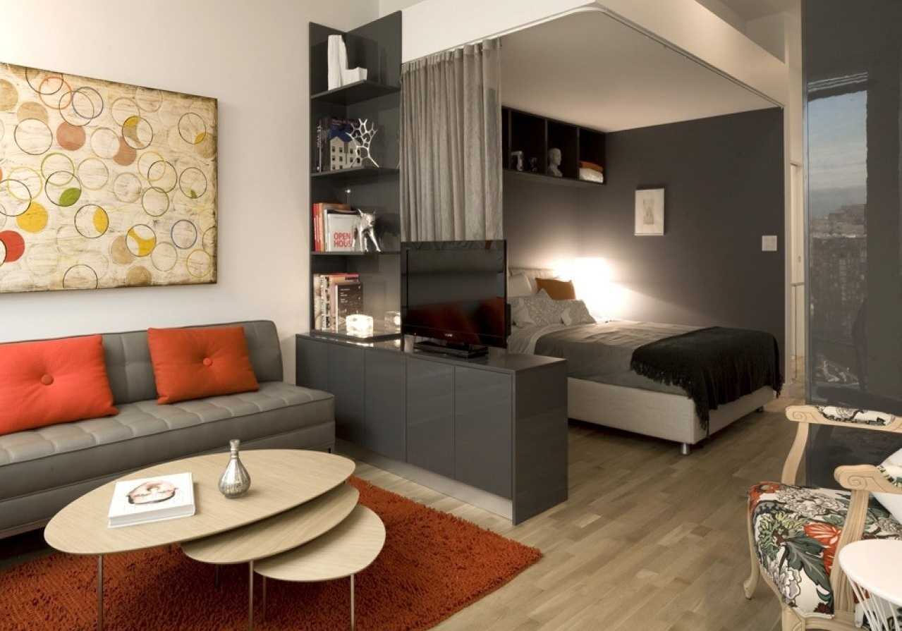 Дизайн однокомнатной квартиры: фото удачных решений