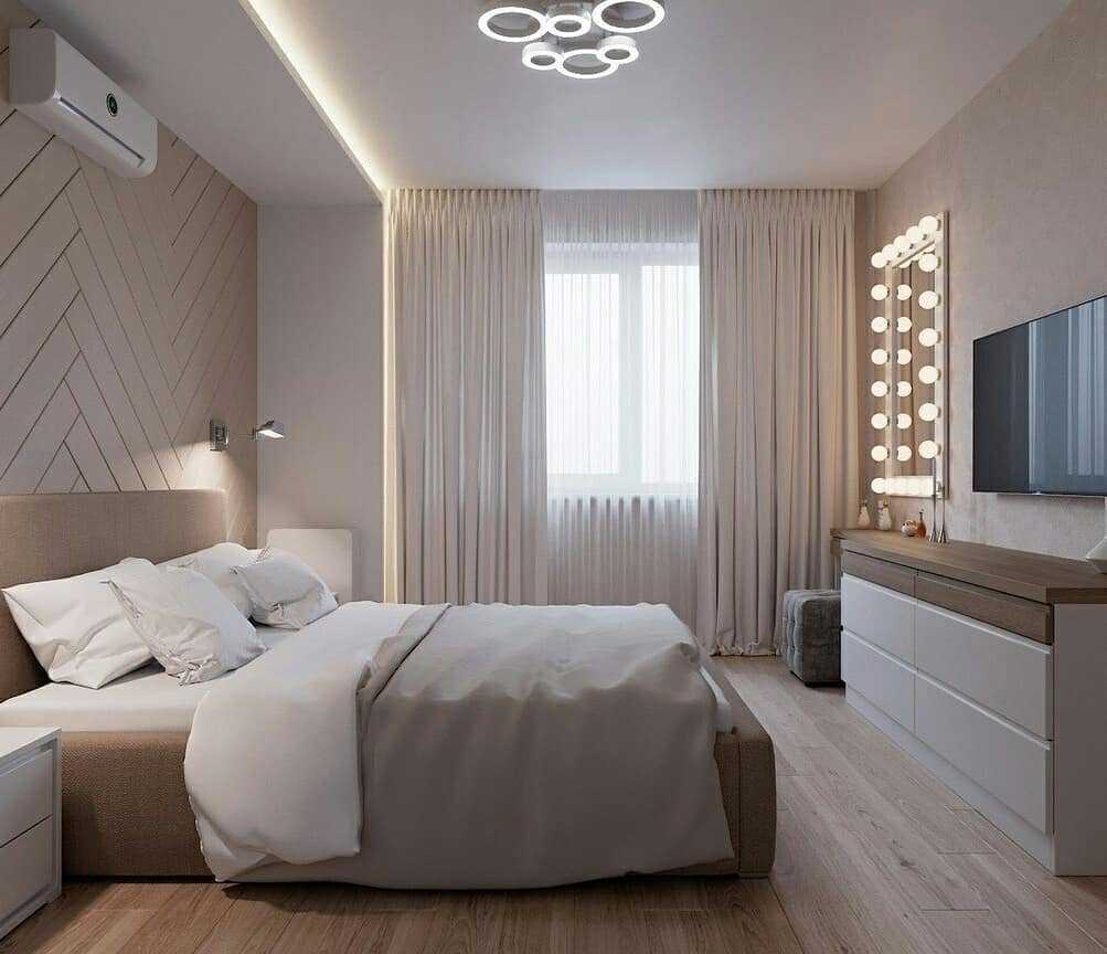 Прямоугольная спальня (150 фото): планировка, дизайн, зонирование, варианты оформления от дизайнеровварианты планировки и дизайна