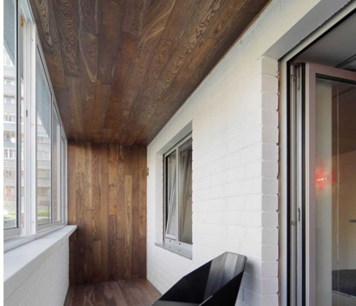 Варианты отделки интерьера балкона с помощью ламината интерьер и дизайн