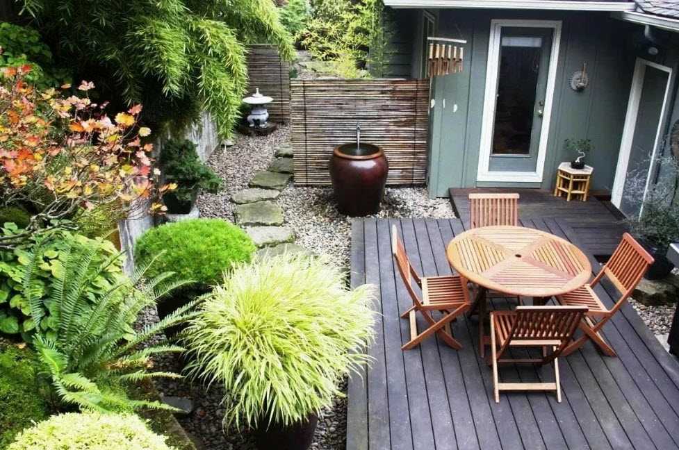 Дизайн двора частного дома | красивые идеи (+ 65 фото) !!!